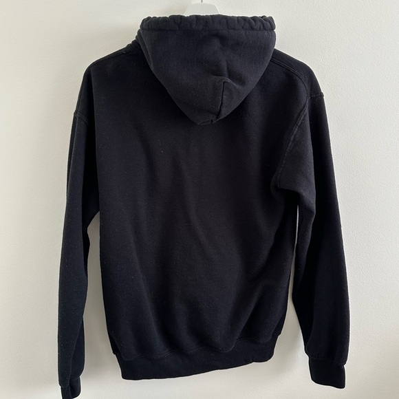 Cozy Black Pullover Hoodie - Picture 5 of 7